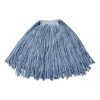 Dura Pro Blend Wet Mop, Cotton/Rayon/Synthetic, Medium, Blue