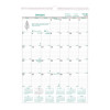 Ecologix Monthly Wall Calendar, Ecologix Artwork, 12 x 17, White/Green Sheets, 12-Month (Jan To Dec): 2026