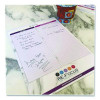 Premium Legal Pads To-Do/Appointment Lists, List Format, (30) Light Purple/Dark Purple/White Marble 8.5 x 11 Sheets, 2/Pack