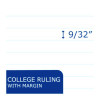 Studio Series Notebook, 1-Subject, Medium/College Rule, Randomly Assorted Cover Color, (70) 11 x 9 Sheets