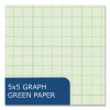 Wirebound Engineering Notebook, 20 Lb Bond Paper Stock, Green Cover, (80) 11 x 8.5 Sheets, 24/Carton