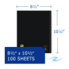 Lefty Notebook, 1-Subject, Wide/Legal Rule, Randomly Assorted Cover Color, (100) 10.5 x 8.5 Sheets