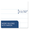 Marble Cover Composition Book, Wide/Legal Rule, Black Marble Cover, (60) 9.75 X 7.5 Sheets