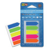 Removable Small Arrow Page Flags, Blue, Green, Orange Pink, Yellow, 125/Pack