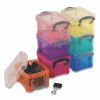 Snap-Lid Storage Bin, 3.84 Oz, 1.75 x 2.25 x 1.5, Randomly Assorted Colors