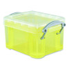 Snap-Lid Storage Bin, 3.84 Oz, 1.75 x 2.25 x 1.5, Randomly Assorted Colors