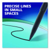 Wet Erase Marker, Ultra Fine Bullet Tip, Black, Dozen