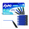 Wet Erase Marker, Fine Bullet Tip, Blue, Dozen