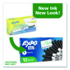 Low-Odor Dry-Erase Marker, Extra-Fine Bullet Tip, Black