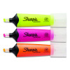 Clearview Tank-Style Highlighter, Assorted Ink Colors, Chisel Tip, Assorted Barrel Colors, 3/Pack