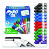 Low-Odor Dry-Erase Marker Value Pack, Broad Chisel Tip, Assorted Colors, 36/Box