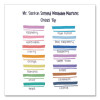 Washable Markers, Broad Chisel Tip, Assorted Colors, 14/Set