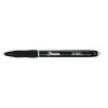 S-Gel High-Performance Gel Pen, Retractable, Medium 0.7 Mm, Black Ink, Black Barrel, 36/Pack