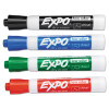 Low-Odor Dry-Erase Marker, Broad Chisel Tip, Assorted Colors, 4/Set