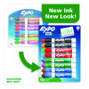 Low-Odor Dry-Erase Marker, Broad Chisel Tip, Assorted Colors, 16/Set