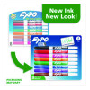 Low-Odor Dry-Erase Marker, Fine Bullet Tip, Assorted Colors, 8/Set