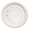 Compostable Paper Dinnerware, Proplanet Seal, Plate, 8.5" Dia, White, 500/Carton