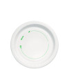 Compostable Paper Dinnerware, Proplanet Seal, Plate, 9" Dia, White, 250/Carton