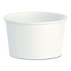 Double Poly Paper Food Containers, 5 Oz, 3.38" Diameter x 2.01"h, White, Paper, 1,000/Carton