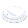 Traveler Cappuccino Style Dome Lid, Fits 10 Oz To 24 Oz Hot Cups, White, 95 Lids/Sleeve, 10 Sleeves/Carton