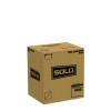 Double Poly Paper Food Container, 6 Oz, 3.83" Diameter x 1.99" h, White, 1,000/Carton