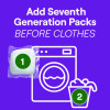 Natural Laundry Detergent Packs, Powder, Lavender Scent, 45 Packets/Pack, 8/Carton