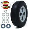 Tilt Truck Wheels, 12" Wheel, Black