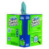 Toolbox Blue Shop Towels, 1-Ply, 10 x 12, Blue, 200 Sheets/Box, 4 Boxes/Carton