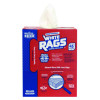 Toolbox White Rags, 1-Ply, 9.8 x 12, White, 200 Sheets/Box, 6 Boxes/Carton