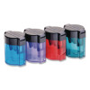 Manual Pencil Sharpener, 2 X 2.75, Randomly Assorted Colors