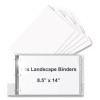 Landscape Orientation Index Dividers, 5-Tab, 14 X 8.5, White, 1 Set