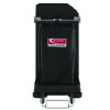 Standard Housekeeping Cart, Plastic, 1 Shelf, 24" x 62.13" x 49.75", Black
