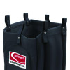 Housekeeping Cart Standard Bag, 23 Gal, 15.6" x 12.37" x 30", Black