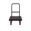 Resin Platform Truck, 1,600 Lb Capacity, 24" x 36", Black
