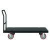 Resin Platform Truck, 1,600 Lb Capacity, 30.25 x 64.5 x 41, Black