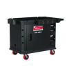 Utility Cart Shield, 26" x 45" For Pucsd2645, Puchd2645, Steel, Black