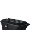 3/4 Cubic Yard Tilt Truck Lid, 31.69 x 67 x 6.9, Black