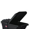 3/4 Cubic Yard Tilt Truck Lid, 31.69 x 67 x 6.9, Black