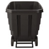 1 Cu Yd Light Duty Tilt Truck, 1,250 Lb Capacity, Black