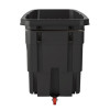 0.75 Cu Yd Light Duty Tilt Truck, 750 Lb Capacity, Black