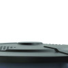 55-Gallon Utility Trash Can Lid, 28.25 x 26.75 x 3, Black