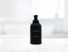Eco Glass Bottle Soap Dispenser, 350 Ml, Black, 30/Carton