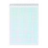 Docket Graph Pad, Green Cover, Quadrille Rule (4 Sq/In), (70) White Sheets