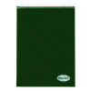Docket Graph Pad, Green Cover, Quadrille Rule (4 Sq/In), (70) White Sheets