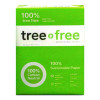 Treefree Multipurpose Paper, 92 Bright, 20 Lb Bond Weight, 8.5 x 11, White, 500 Sheets/Ream, 10 Reams/Carton