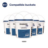 Everwipe By Tork Chem-Ready Wiping Rolls, 1-Ply, 12 x 12, White, 90 Sheets, 6 Rolls/Carton