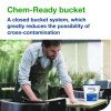 Chem-Ready Buckets, 8.5 x 7 x 7, White, 5/Carton