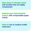 Xpress Compressed Multifold Hand Towels, 1-Ply, 8.3 x 9.45, White, 200/Pack, 12 Packs/Carton