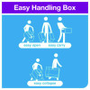 Industrial Heavy-Duty Cleaning Cloth, 1-Ply, 13.97 x, 4.25, Unscented, White, 60 Cloths, 4/Carton