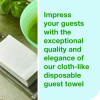 Linstyle Valet Guest Towel, 1-Ply, 11.5 x 17, White, 100/Pack, 5 Packs/Carton